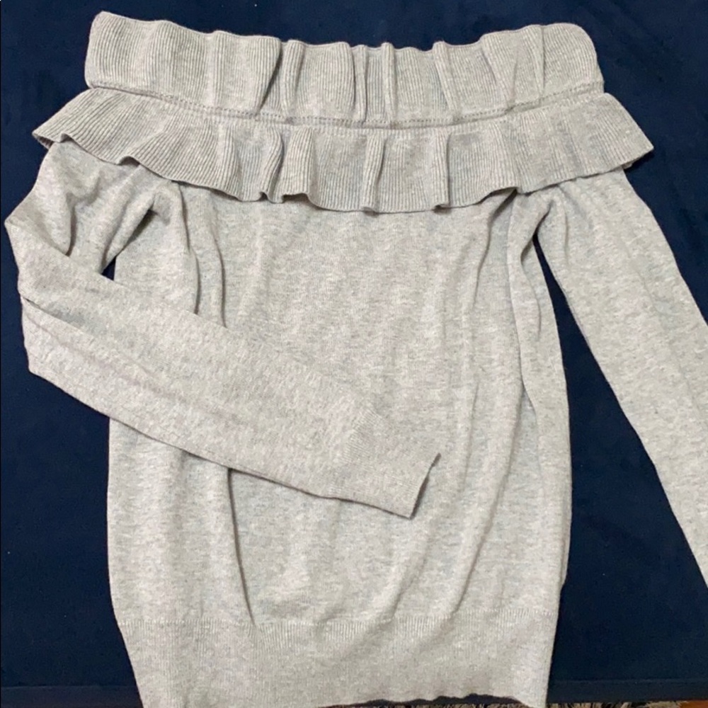 Off the shoulder sweater